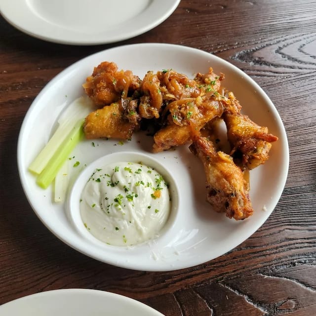 Wood Fired Wings.