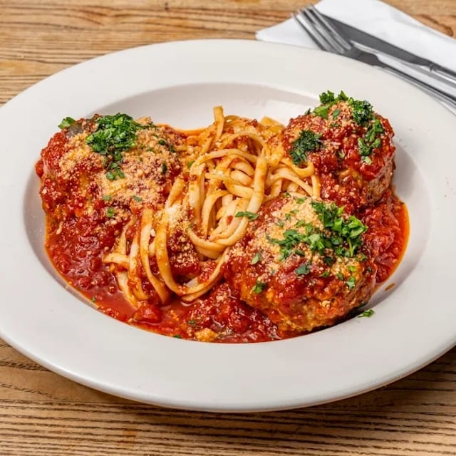 Linguini Meatballs.