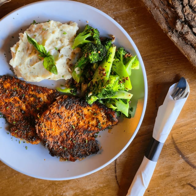 Blackened Chicken.
