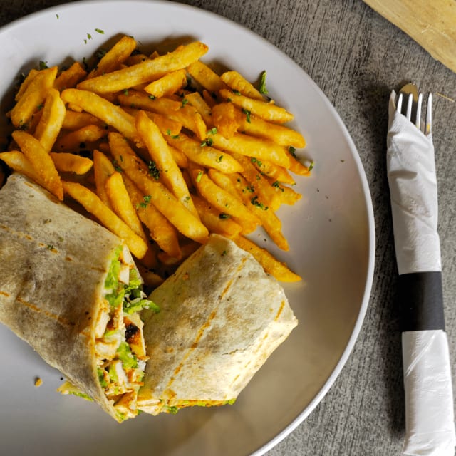 Chicken Caesar Wrap.