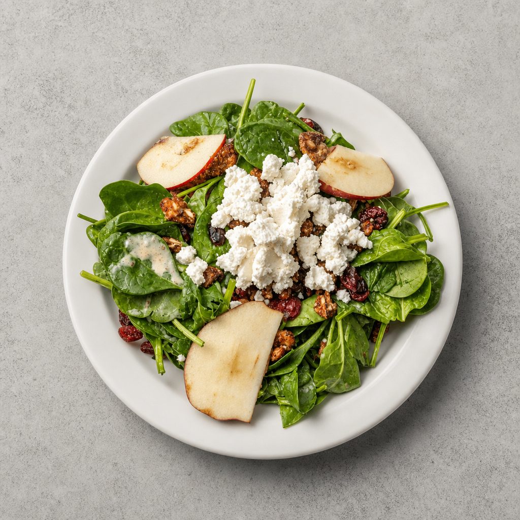 Baby Spinach Salad.