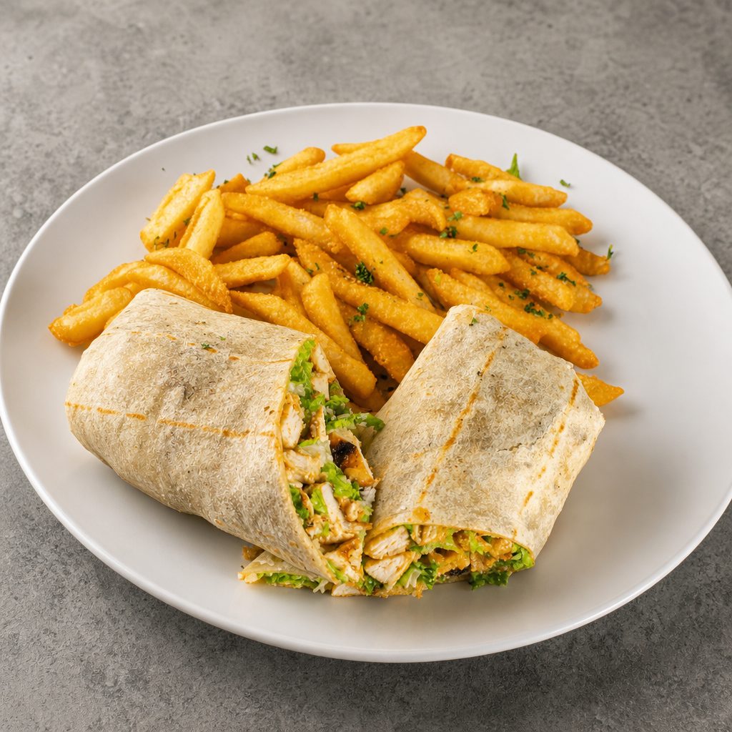 Chicken Caesar Wrap.