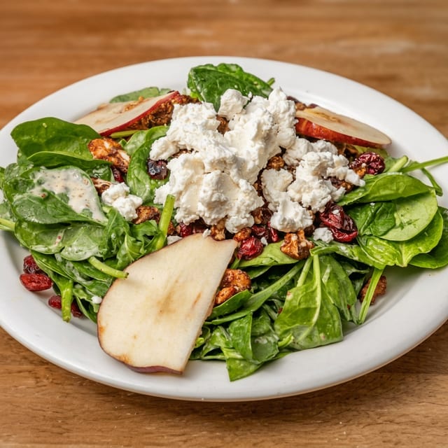 Baby Spinach Salad.