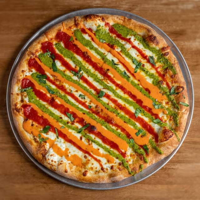 Tri-color Pizza (Individual).