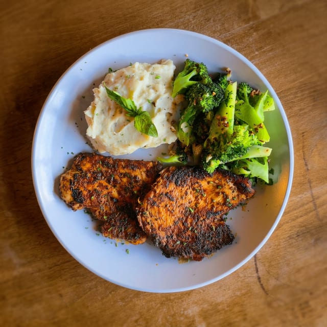 Blackened Chicken.