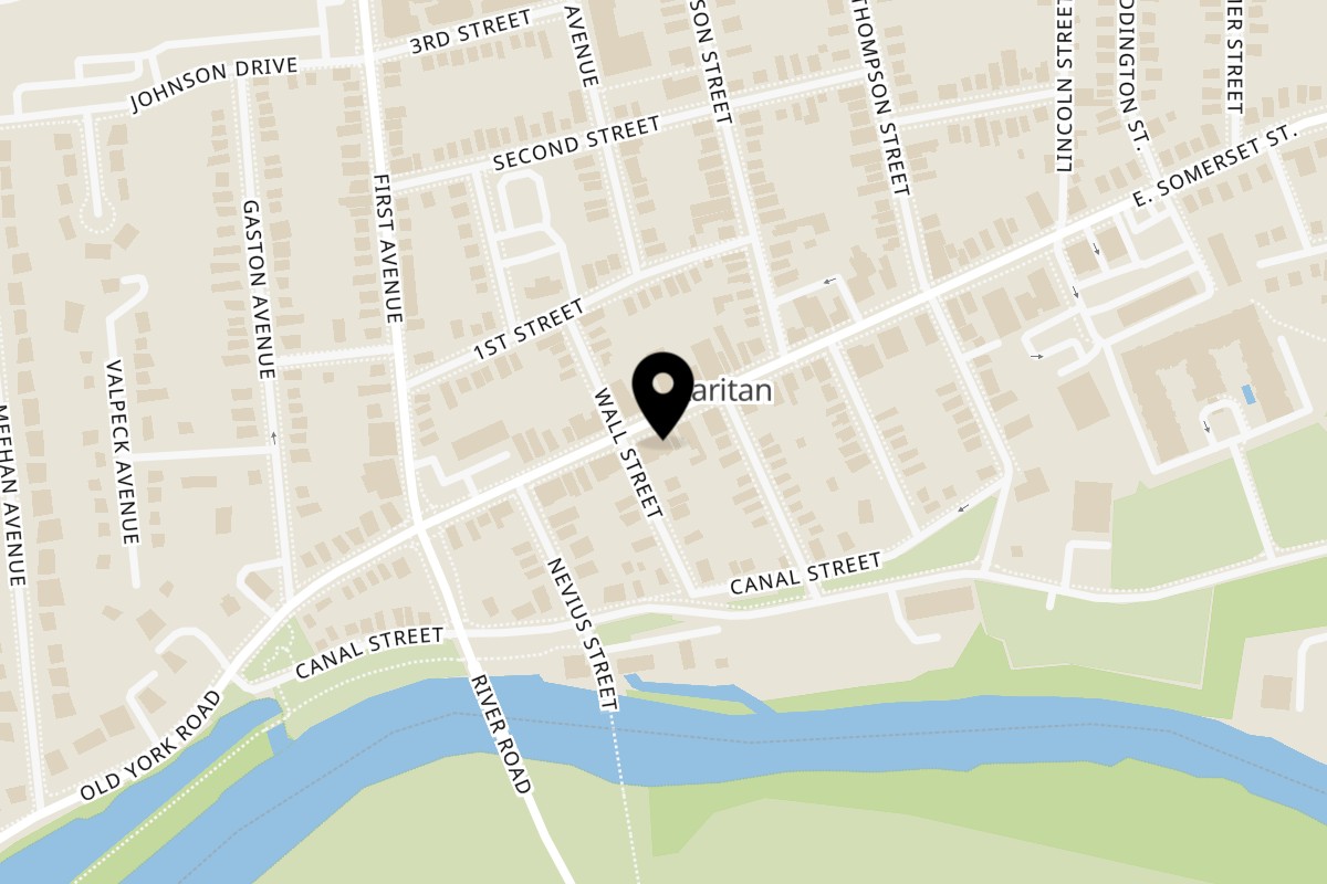 Map showing the location of Il Forno a Legna - Raritan on 53 W Somerset St in Raritan